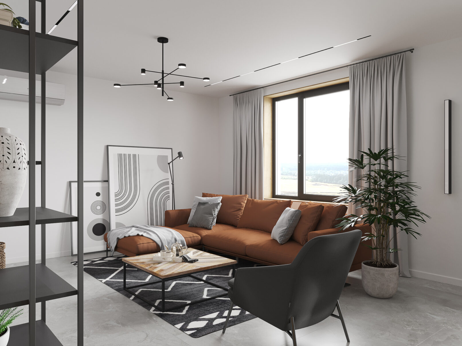 Дизайн кухни-гостиной