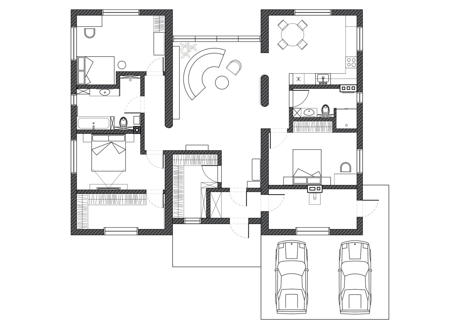 Планировка частного дома