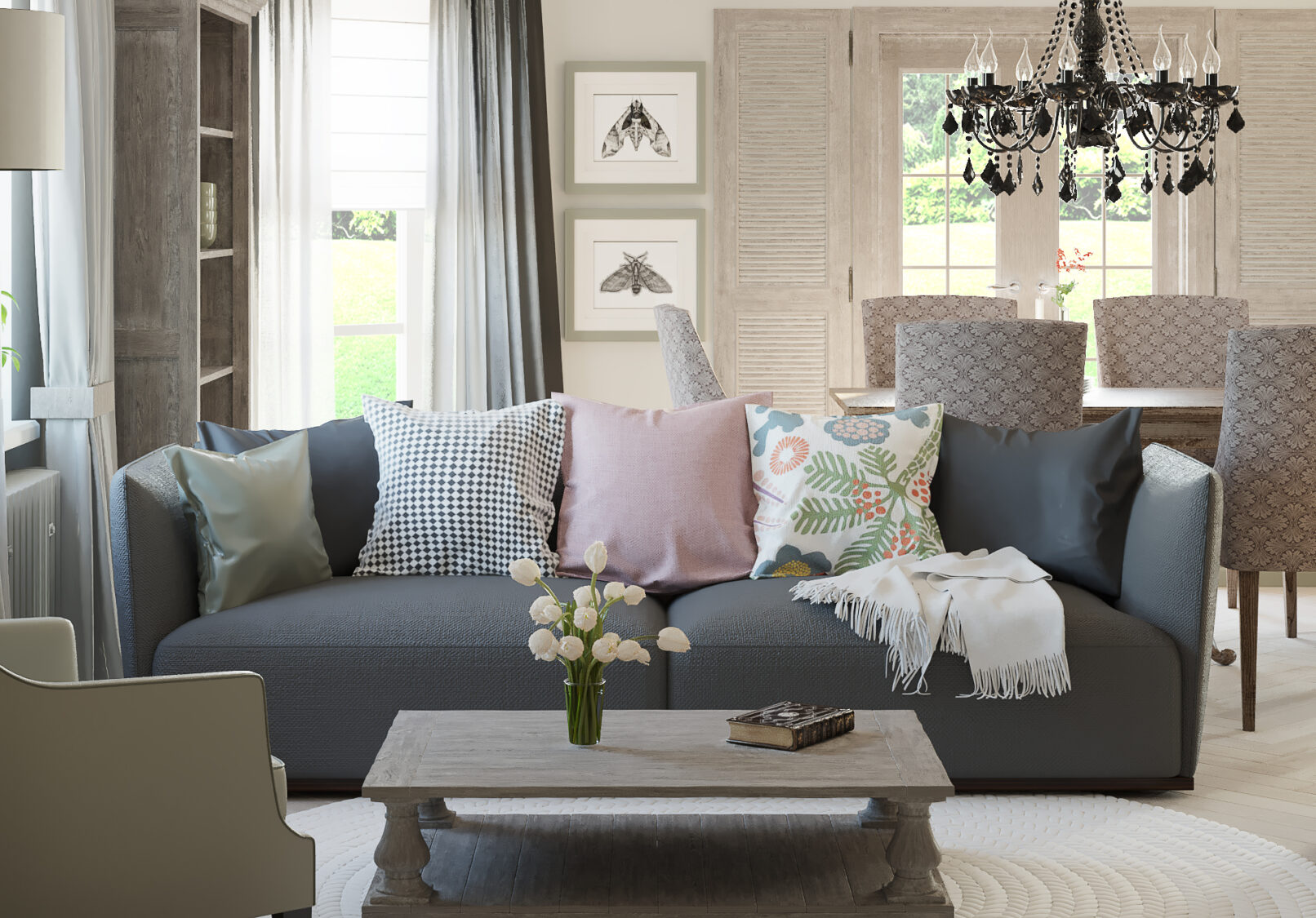 Дизайн гостиной