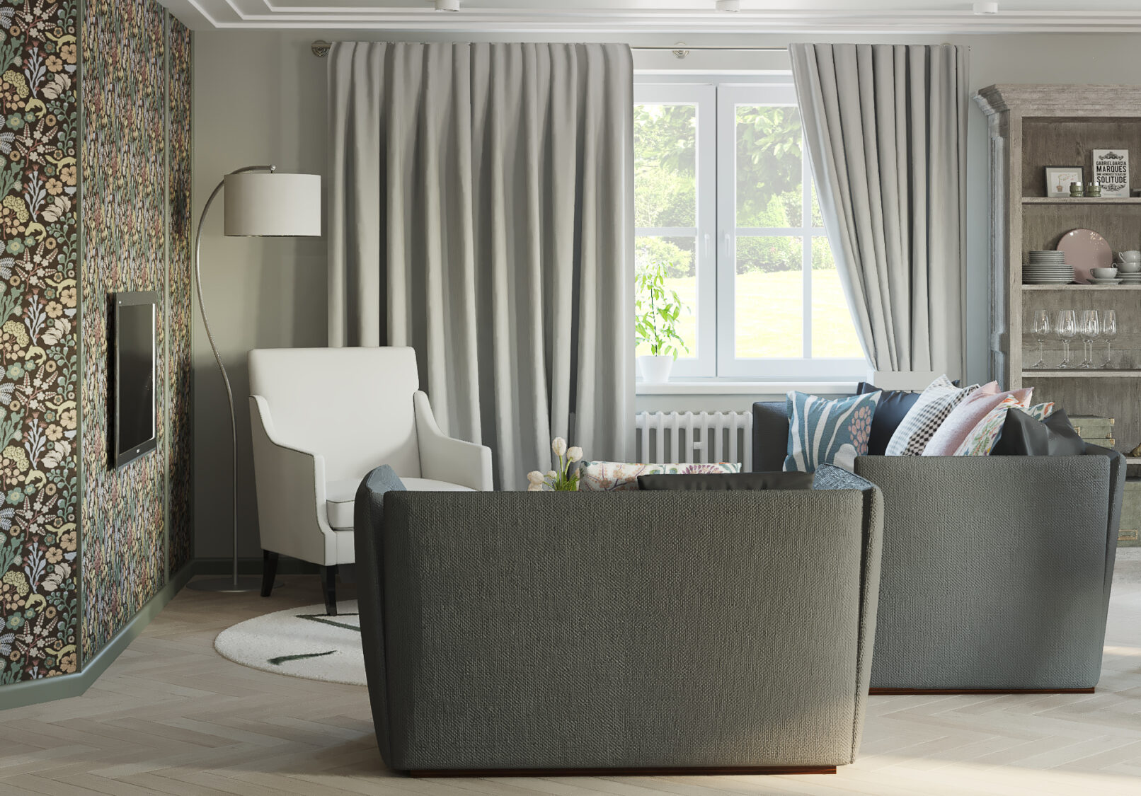 Интерьер гостиной