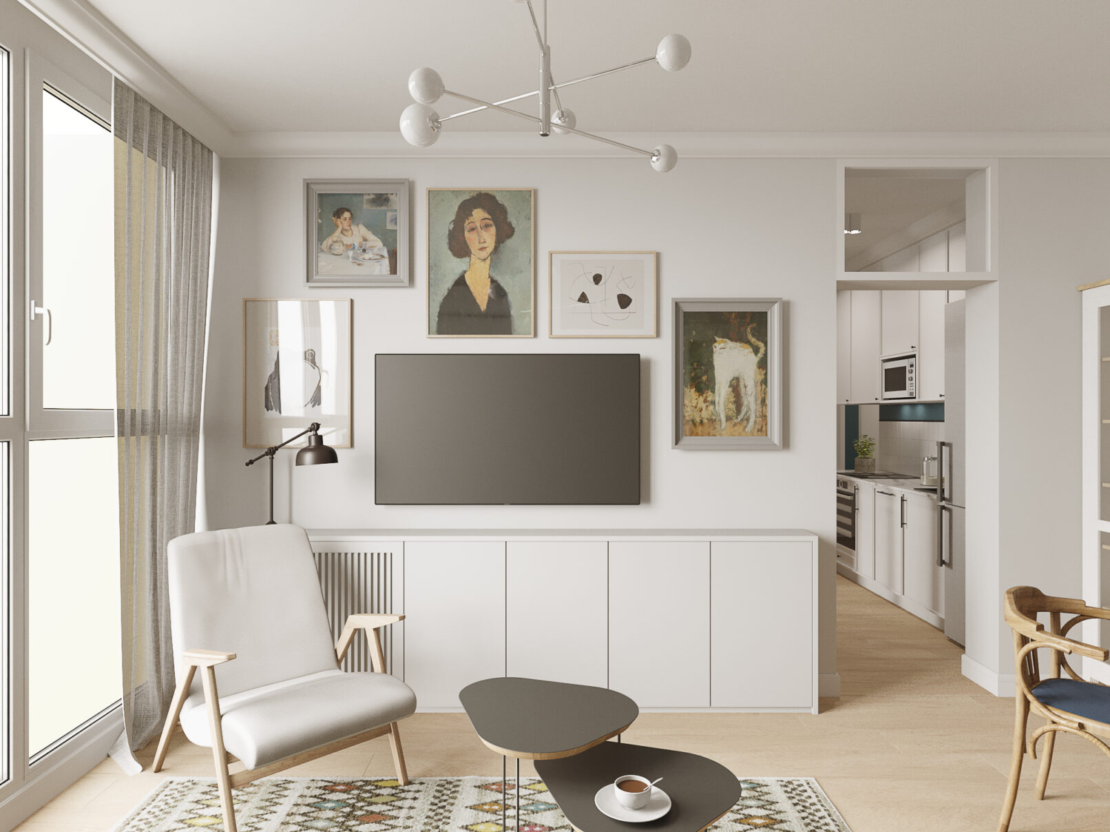 Интерьер гостиной