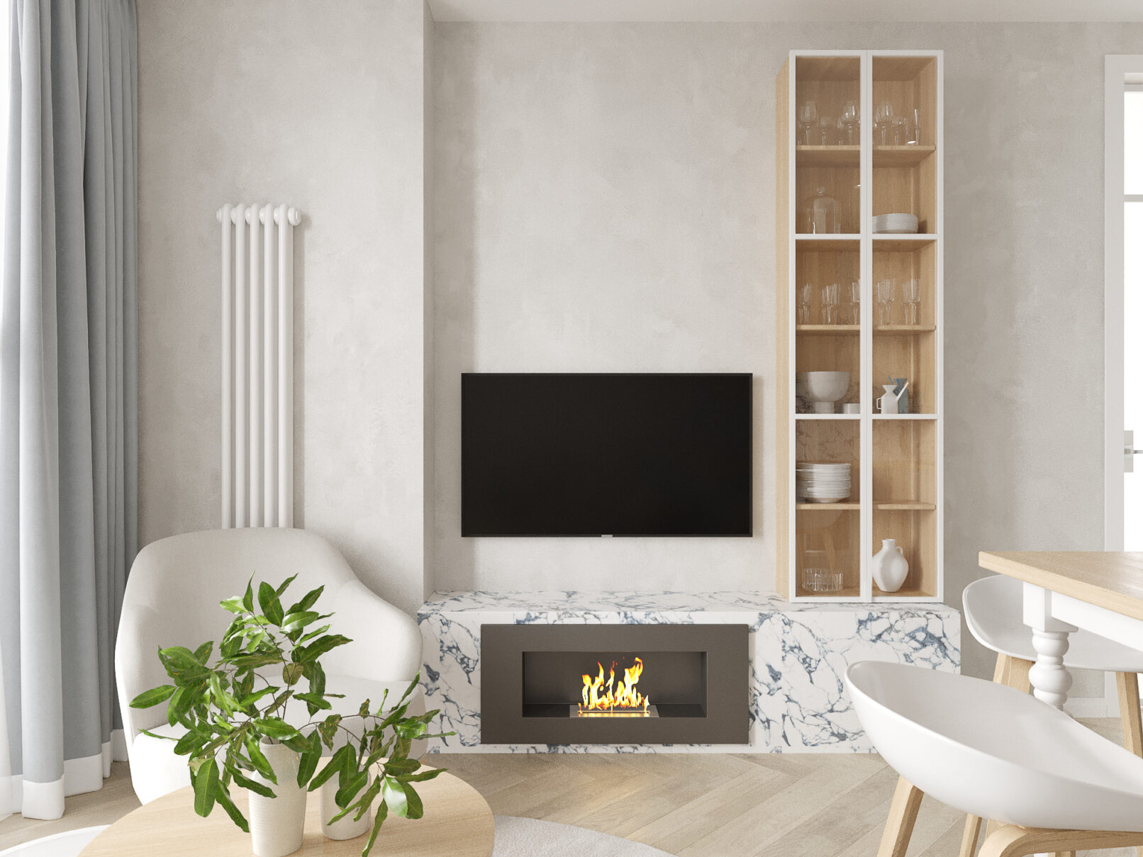 Кухня-гостиная дизайн