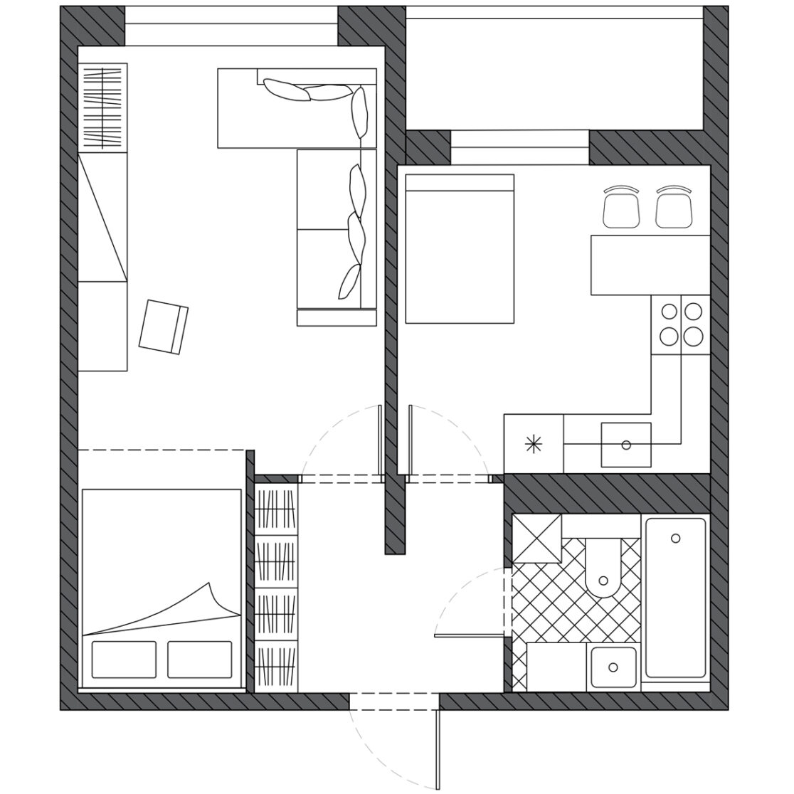 Дизайн маленькой квартиры