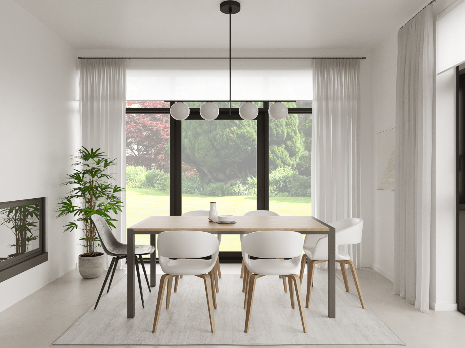 Дизайн кухни-столовой